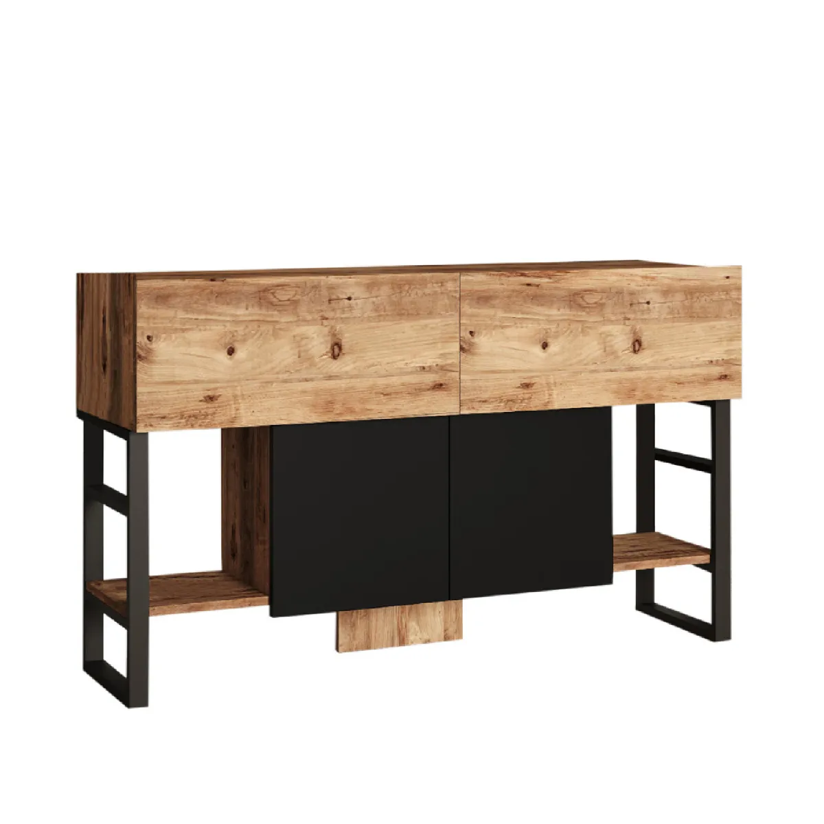 Console avec rangements style industriel TARI