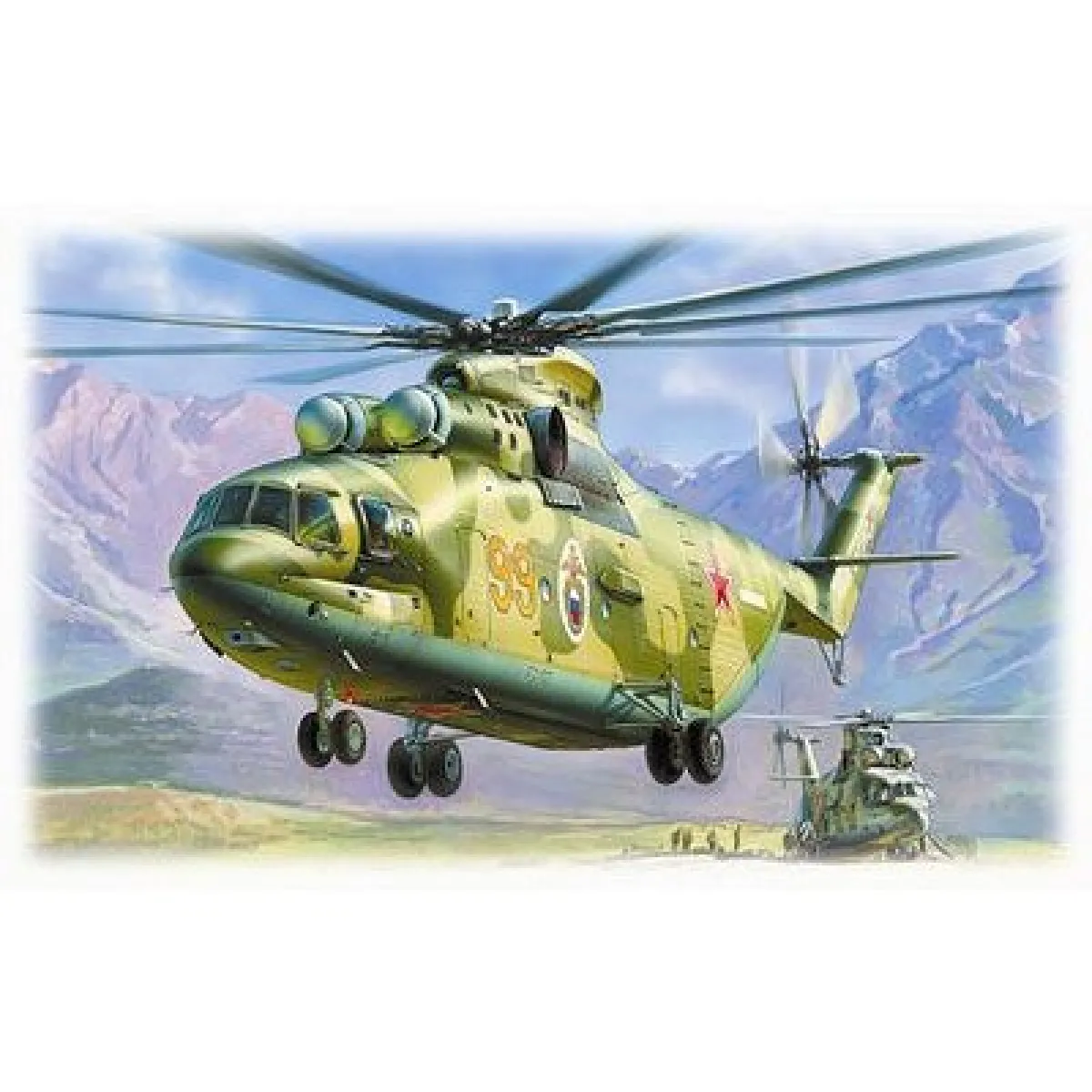 Maquette hélicoptère : MIL MI-26 Soviet Heavy Helicopter Halo