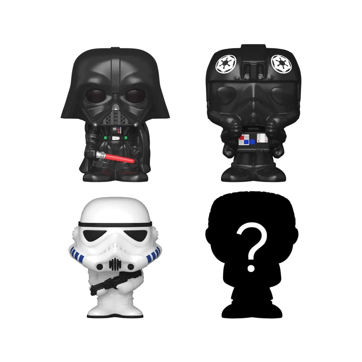 Star Wars - Pack 4 figurines Bitty POP! Vinyl Darth Vader 2,5 cm