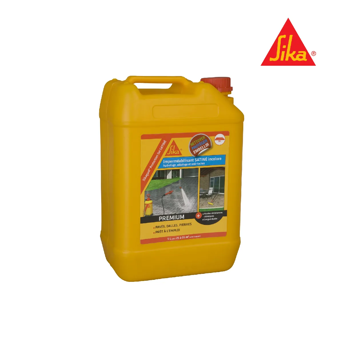 Imperméabilisant SIKA Sikagard Protection Sol SATINE - 5L