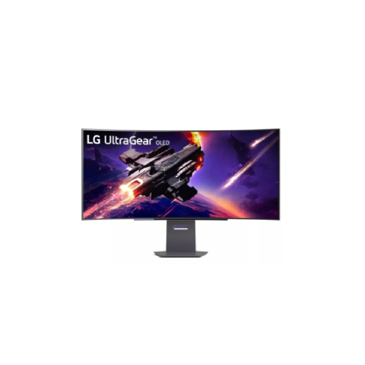 ECRAN LG 45 gaming Noir 21:9 OLED 0,03ms 240Hz UWQHD 3440x1440 Incurvé 275cd/m2 2xHDMI DP 3xUSB 3.0 Pied réglable inclin Orientation Hexagone Lumineux