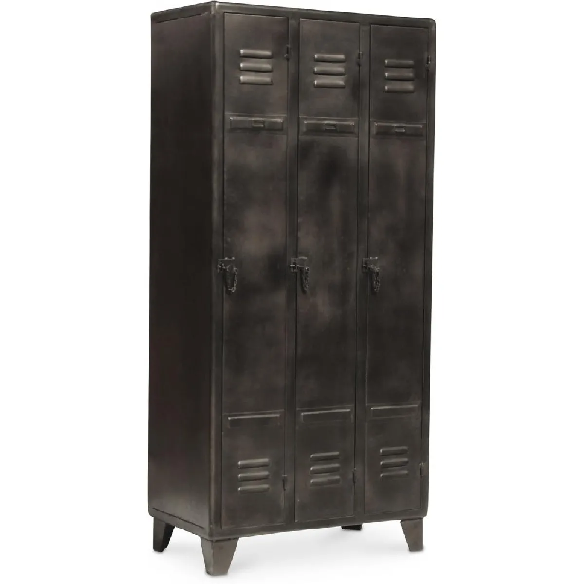 Armoire vintage industriel métal Noir