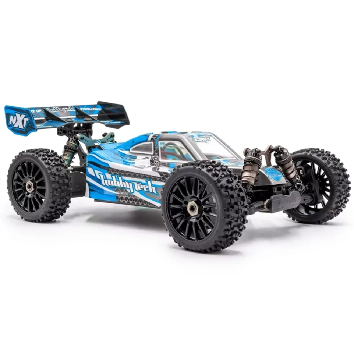 Voiture Électrique Télécommandée 1/8ème RC Buggy Spirit NXT EVO V2 Charbon Bleu