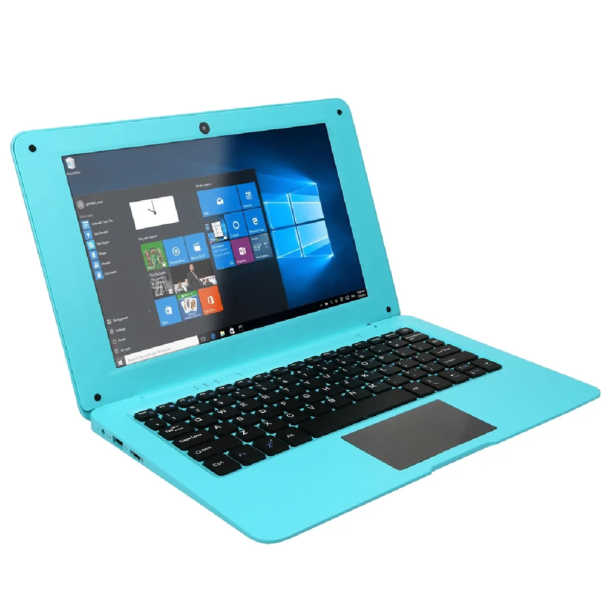 Ordinateur PC Ultraportable 10,1'' Windows 10 Intel Celeron RAM 3 Go ROM 32 Go Bleu YONIS