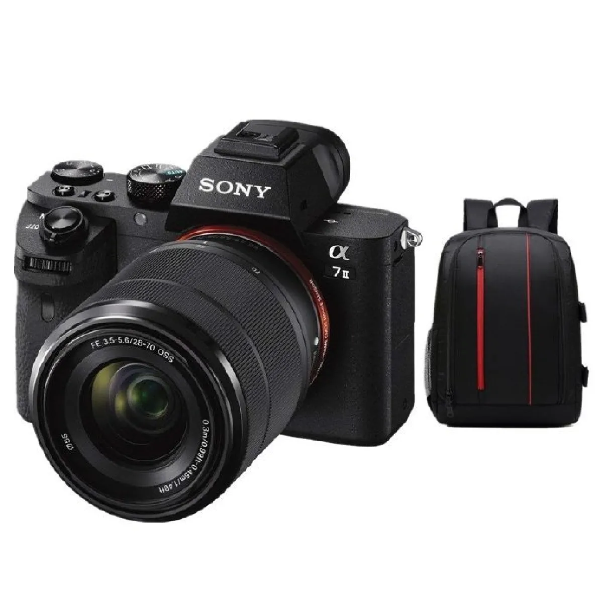 SONY A7 II KIT SEL 28-70MM F3.5-5.6 OSS + Backpack Black