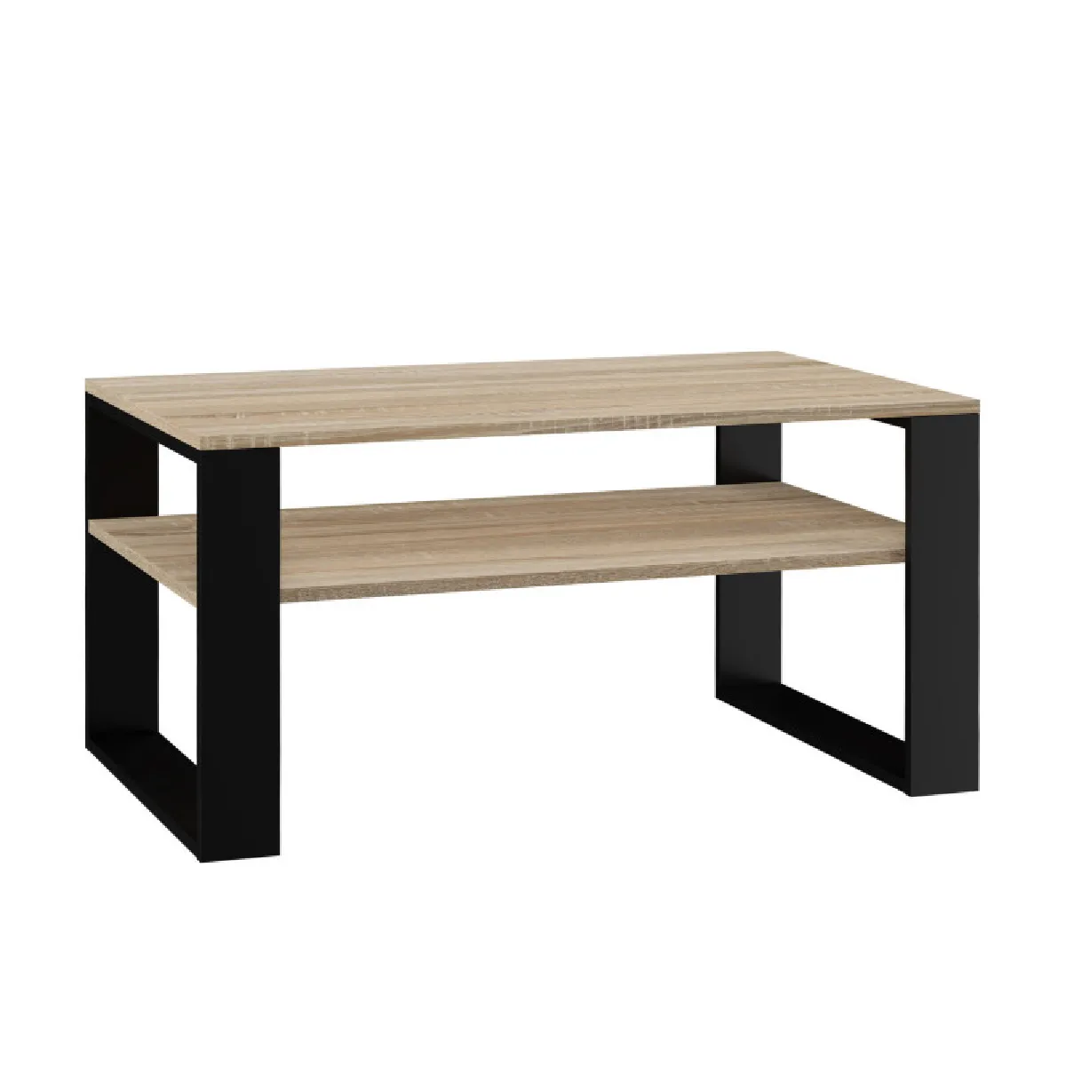 Table Basse Modern III Chene Sonoma Noir 90 cm