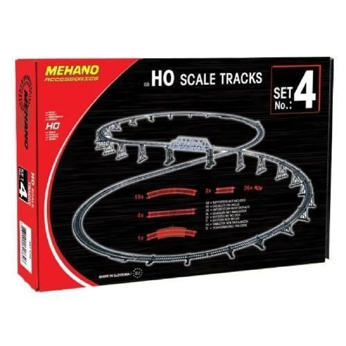 MEHANO Coffret de rails n?4 - 52 pieces