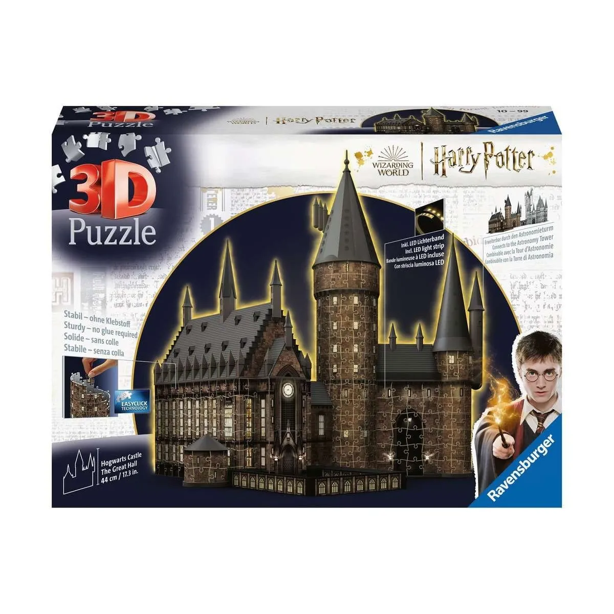 Harry Potter - Puzzle 3D Château de Poudlard : Grande Salle Night Edition (643 pièces)