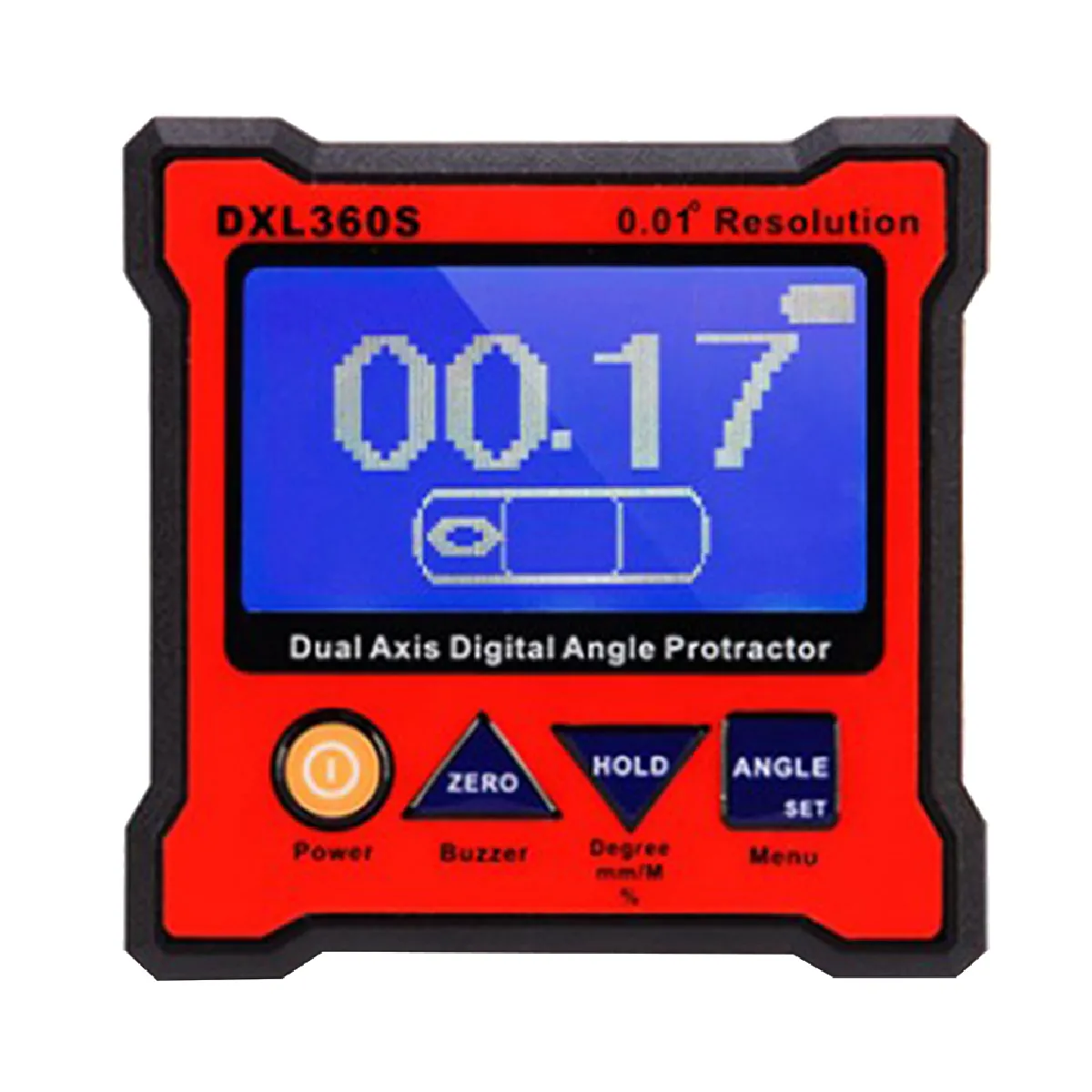 inclinomètre de rapporteur d'angle numérique LCD