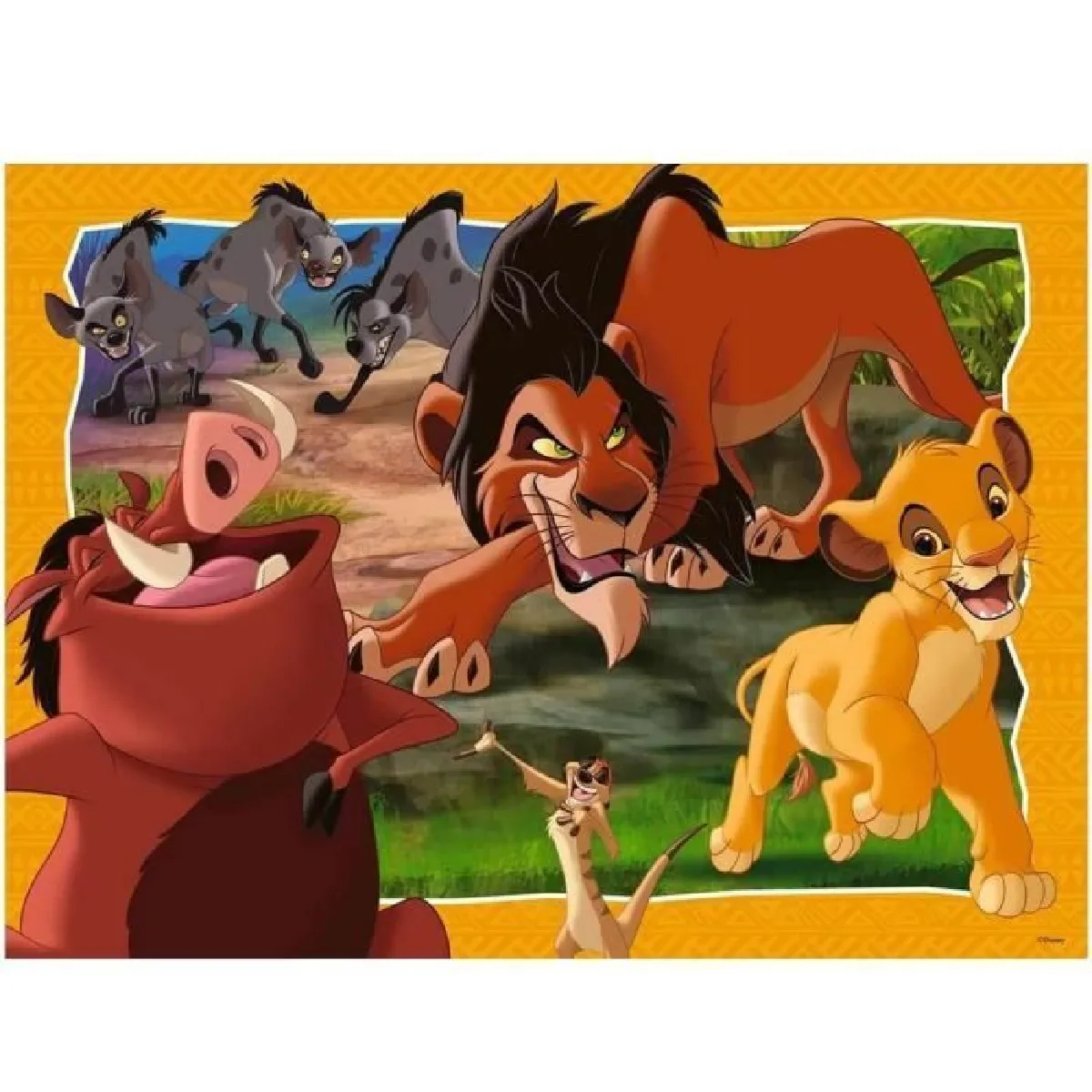 Puzzle 200 p XXL Hakuna Matata - Disney Le Roi Lion-Des 8 ans Ravensburger