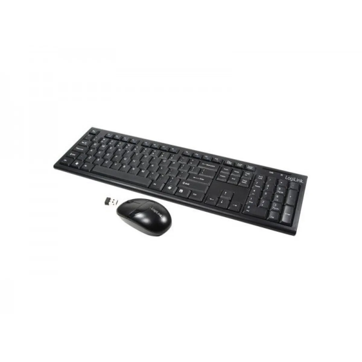 Kit clavier et souris sans fil LogiLink 2.4GHz (ID0104)