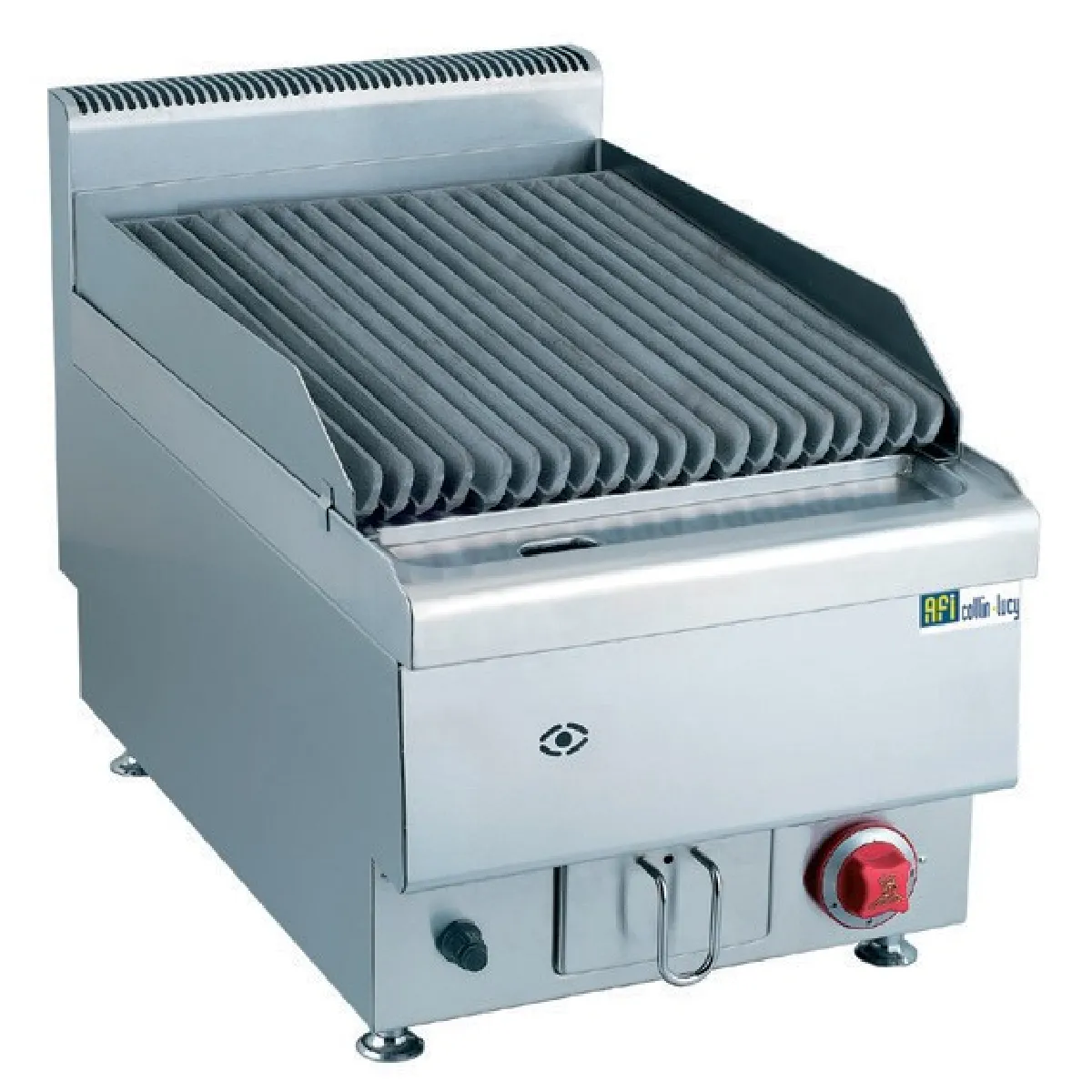 Grill Pierre de Lave au Gaz en Inox Gamme Top 650 - 7,2 kW - AFI Collin Lucy