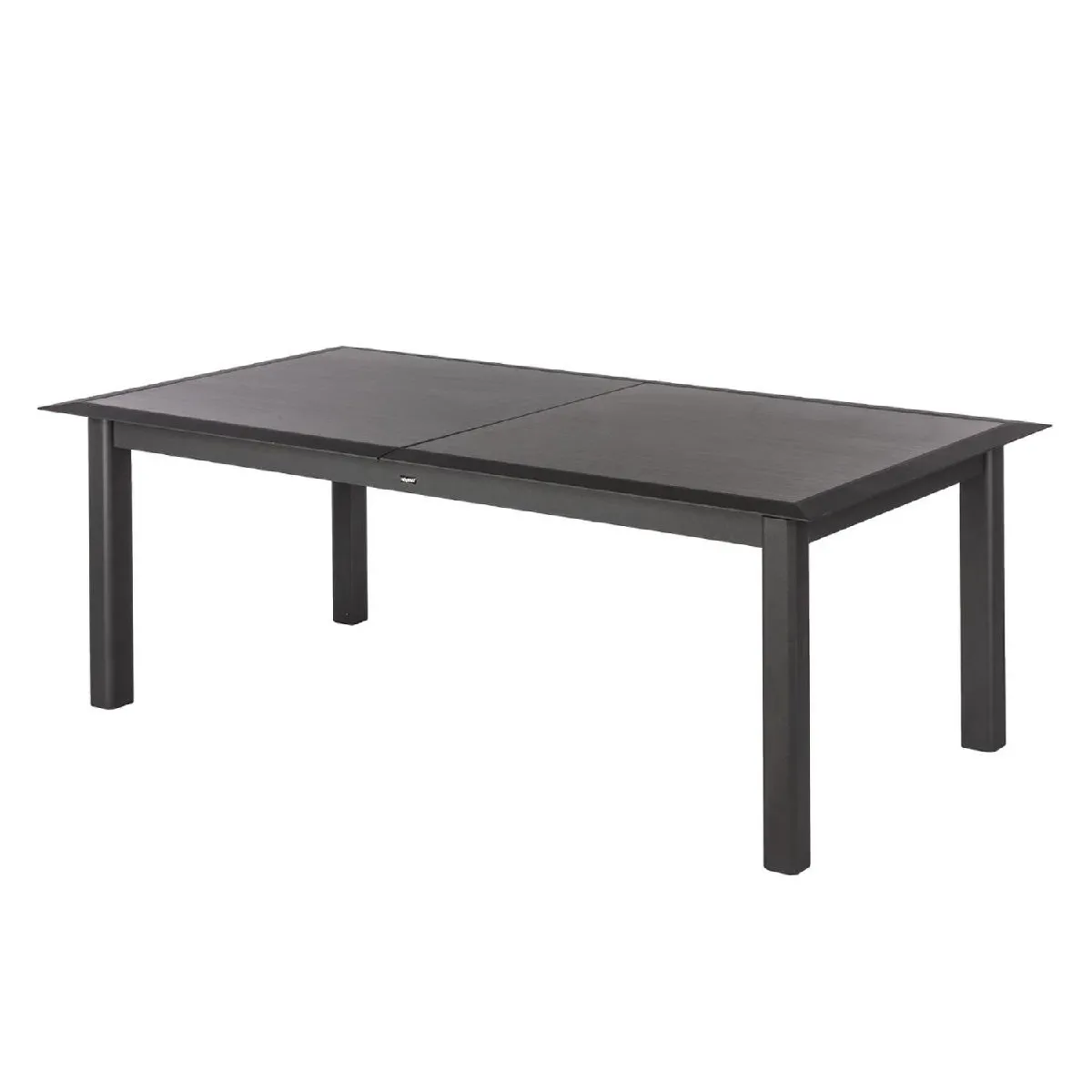 Table de jardin extensible 12 Personnes Allure - L. 216/316 cm - Gris rayé et graphite