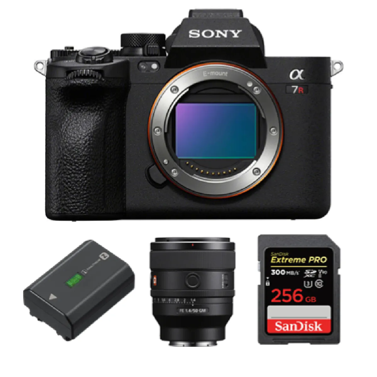 sony-a7r-v-boitier-fe-50mm-f1-4-gm-sony-np-fz100-sandisk-256go-0603765652158