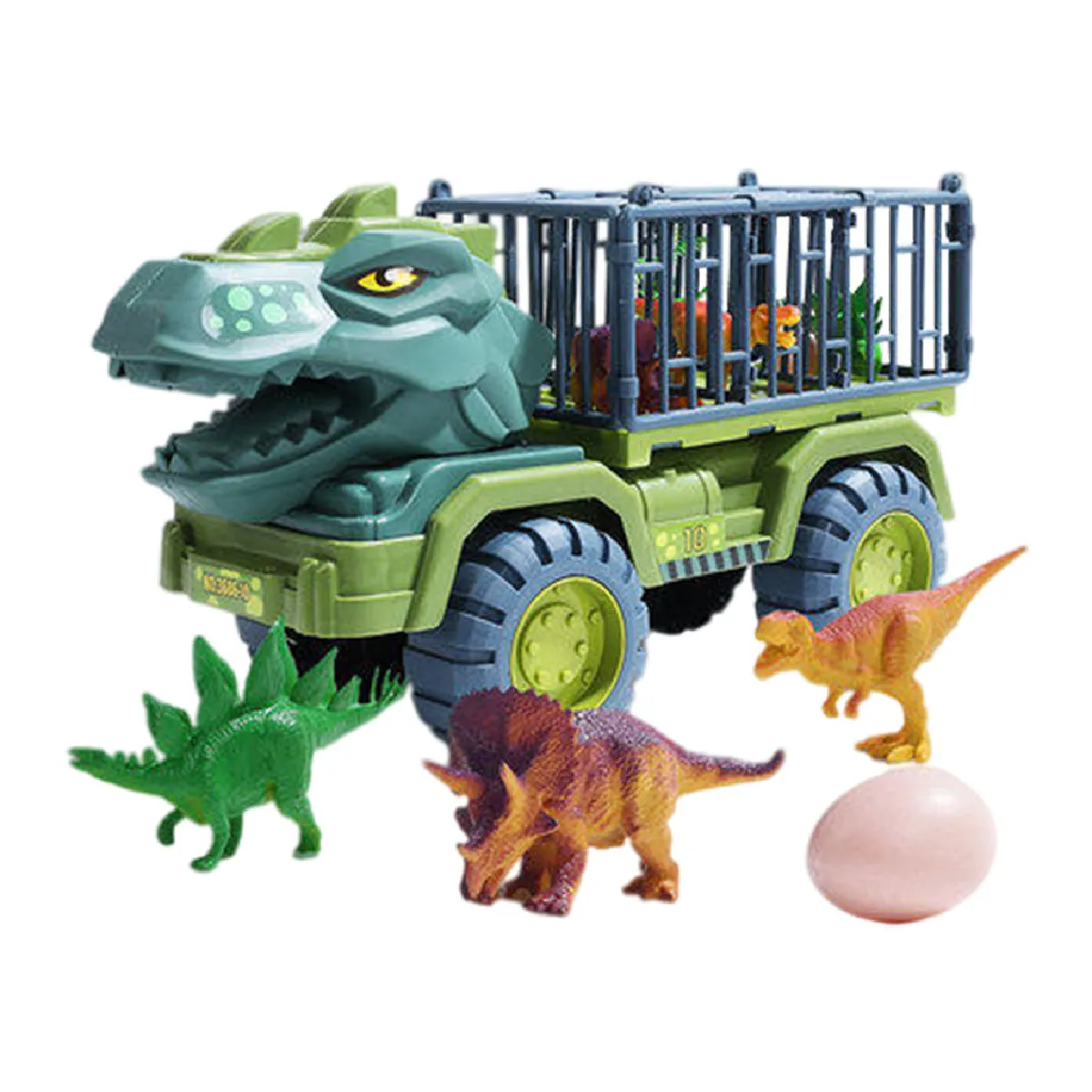 Jouet Transport Voiture Dinosaures Transporteur Camion Enfants