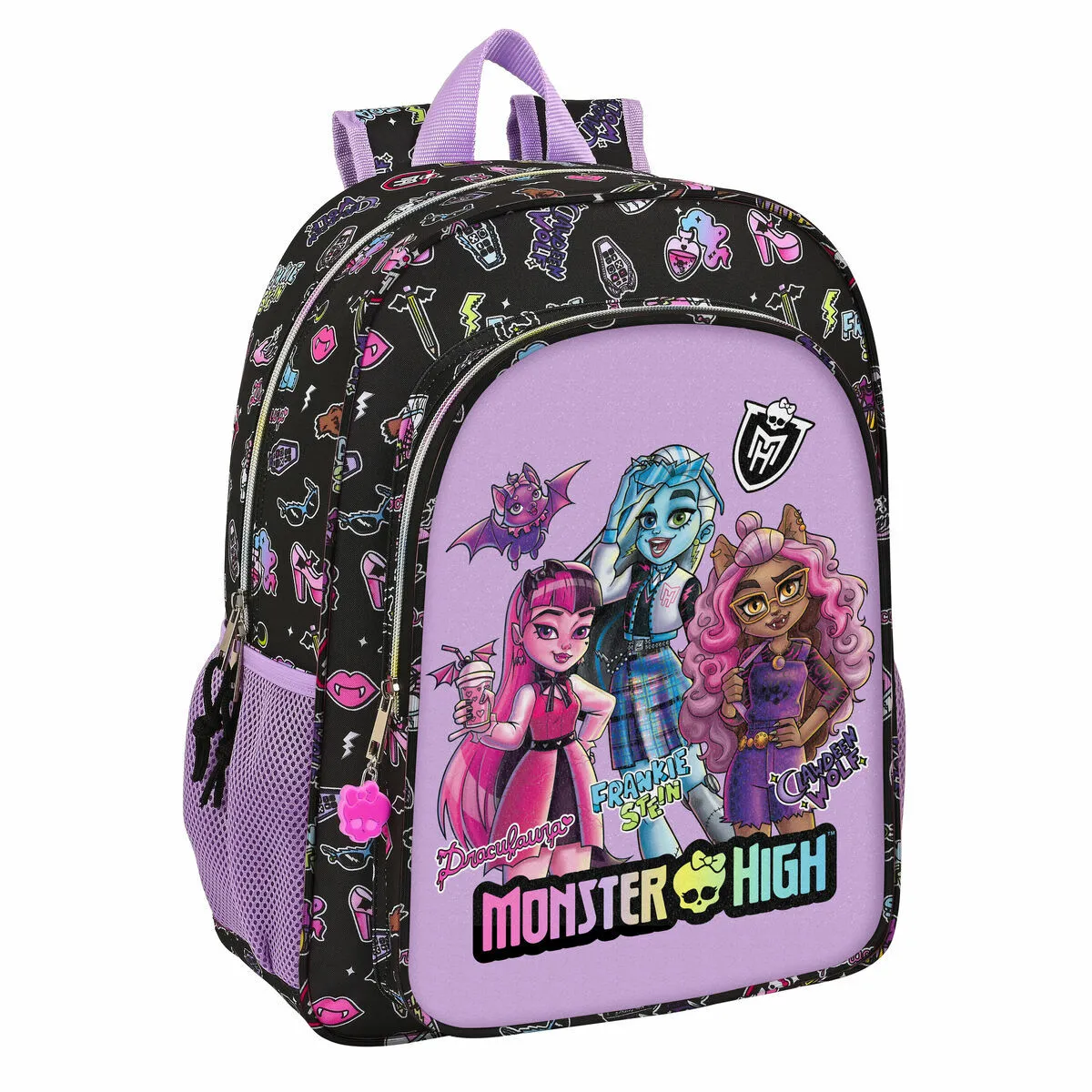 Cartable Monster High Creep Noir 33 x 42 x 14 cm