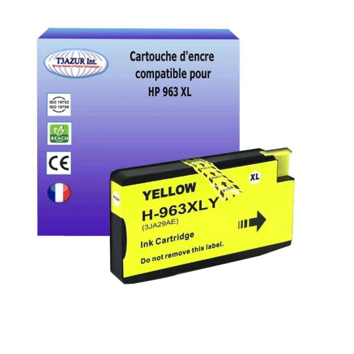 Cartouche compatible avec HP 963XL pour HP OfficeJet Pro 9025, 9025e Jaune