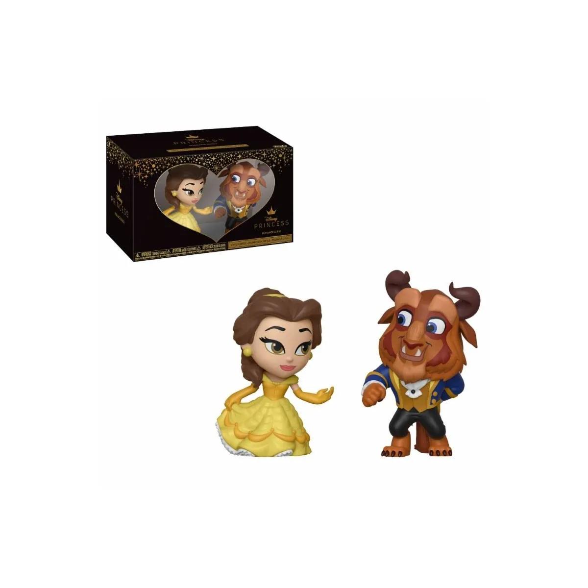 La Belle et la Bête - Pack de 2 figurines Mystery Mini Vinyl Beast & Belle 6 cm