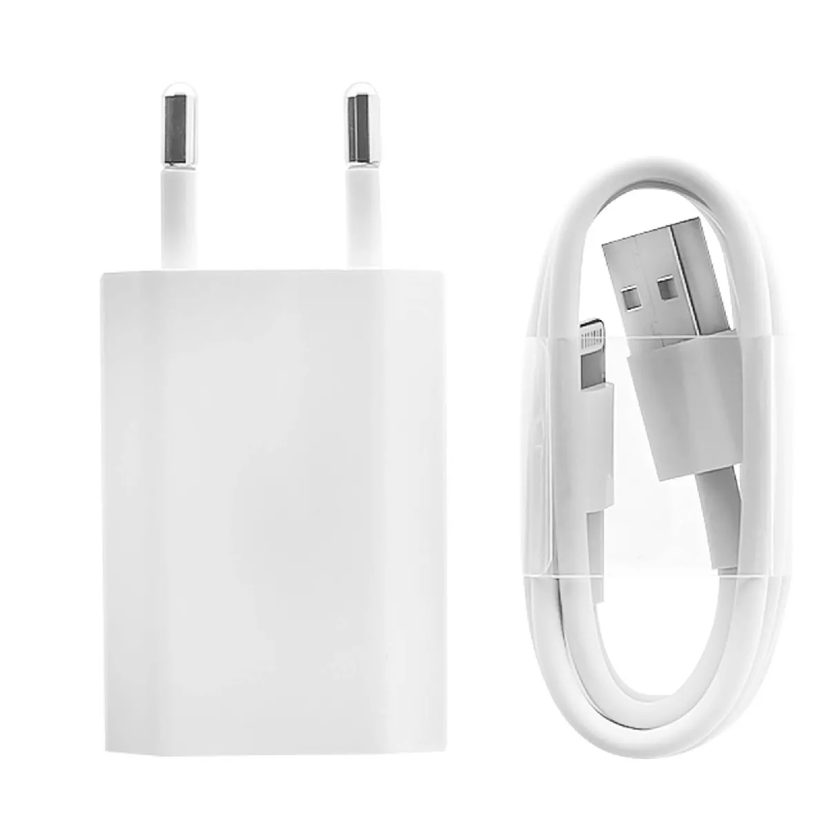 Chargeur secteur A1400 + Câble Compatible iPod iPad Iphone MD818 original Blanc