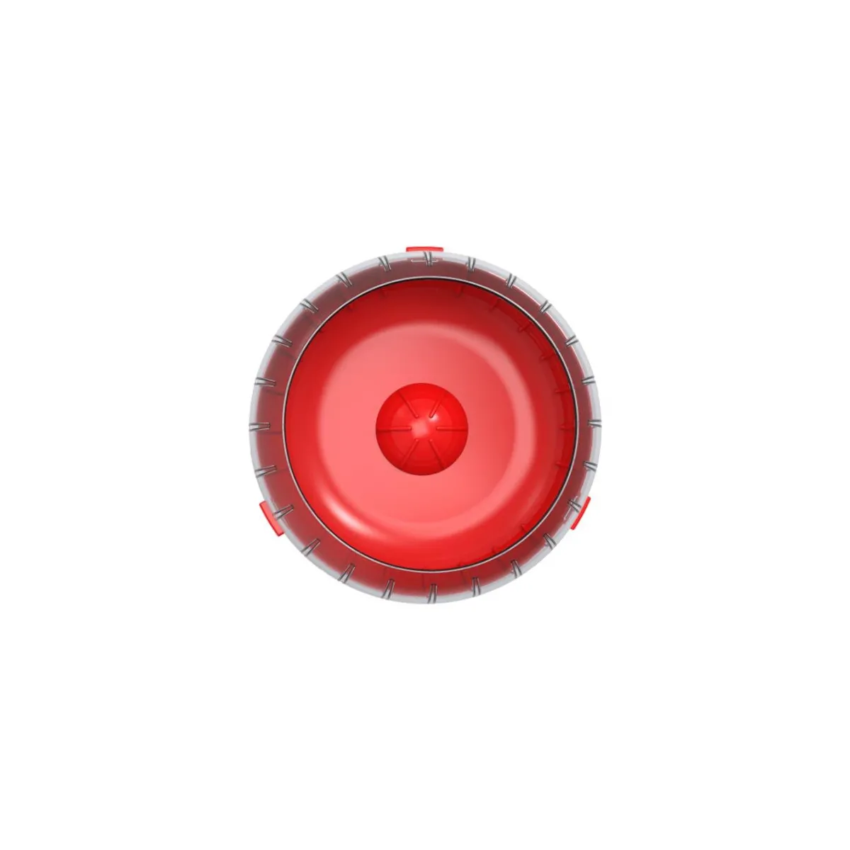 Roue d'exercice silencieuse Rody 3 rouge grenade.