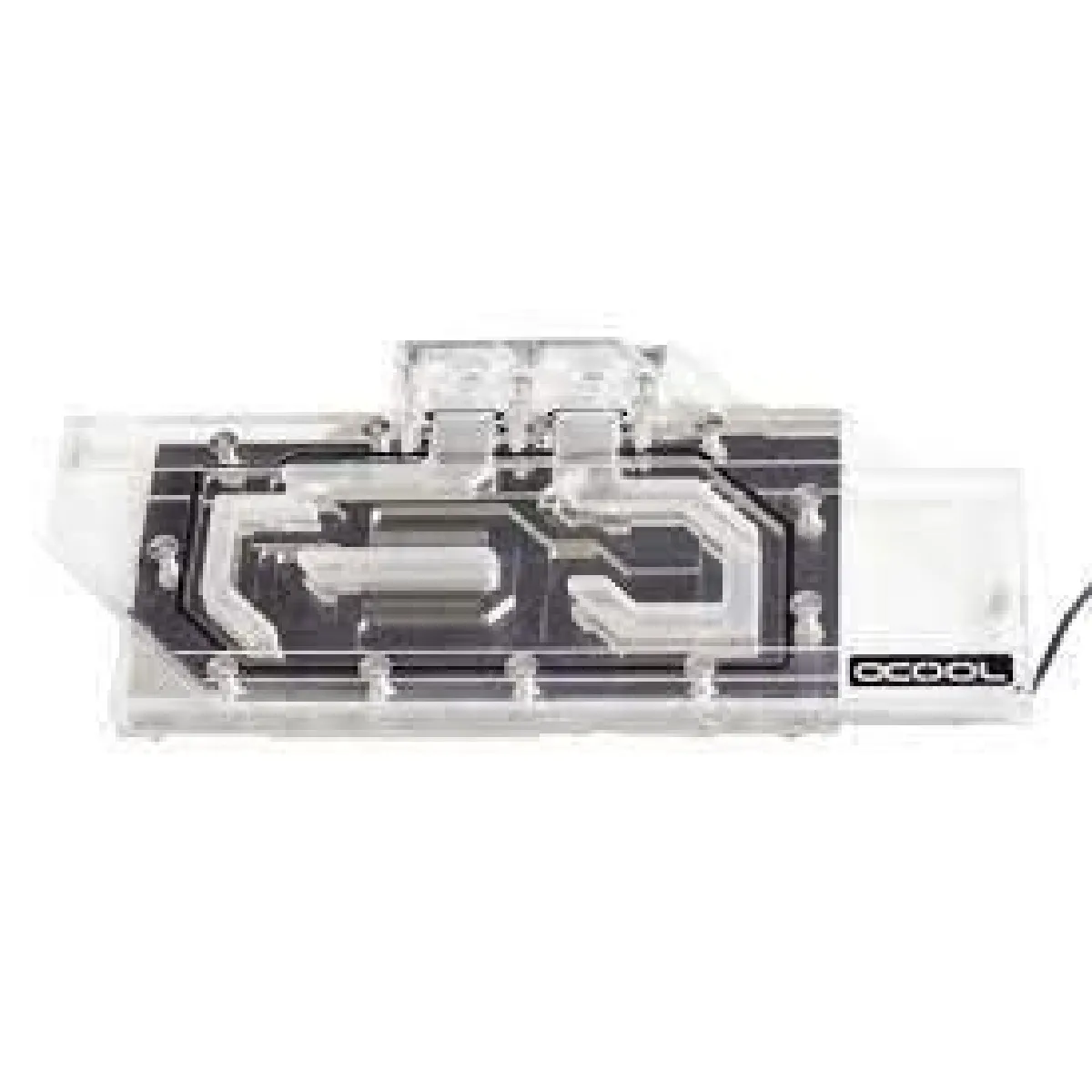 Eisblock Aurora GPX-A Radeon RX 6700XT MERC 319 avec Backplate - Acryl + Nicke