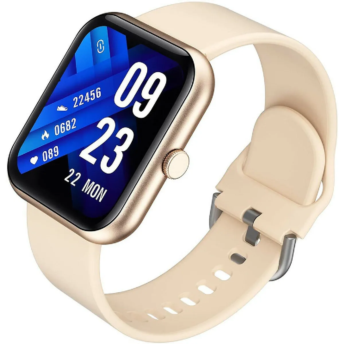 Montre Connectée 1.69 pouces écran haute définition étanche montre de jeu multilingue pour Huawei Iphone Android IOS (Kaki)