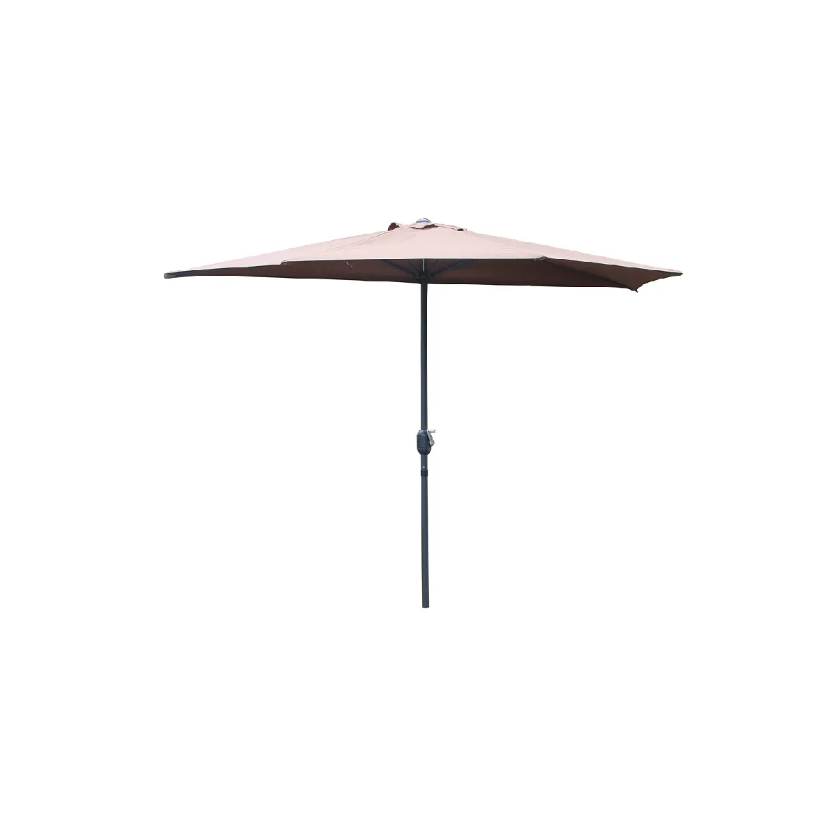 Demi parasol de balcon chocolat CATANE