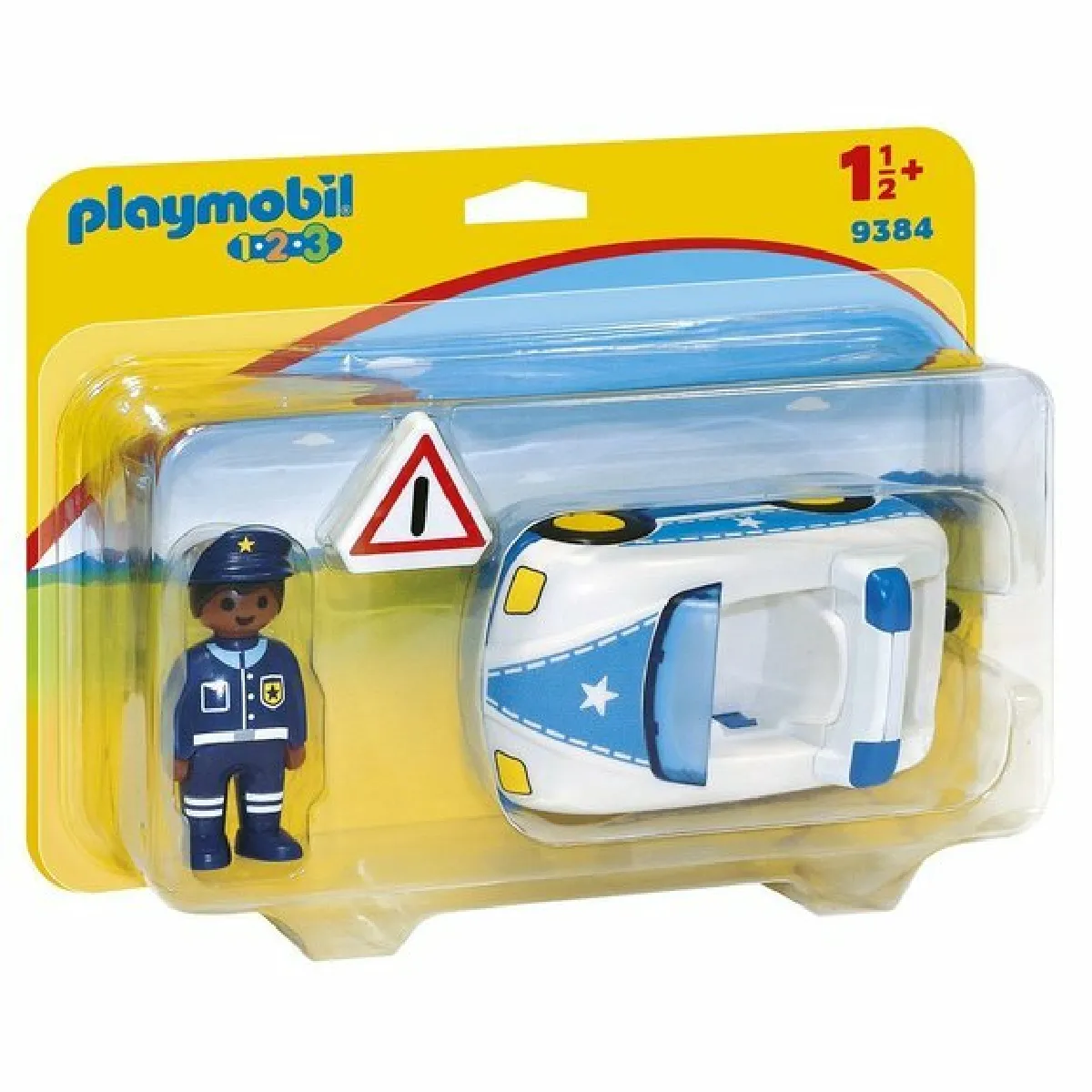 Voiture de police Playmobil 1.2.3 9384