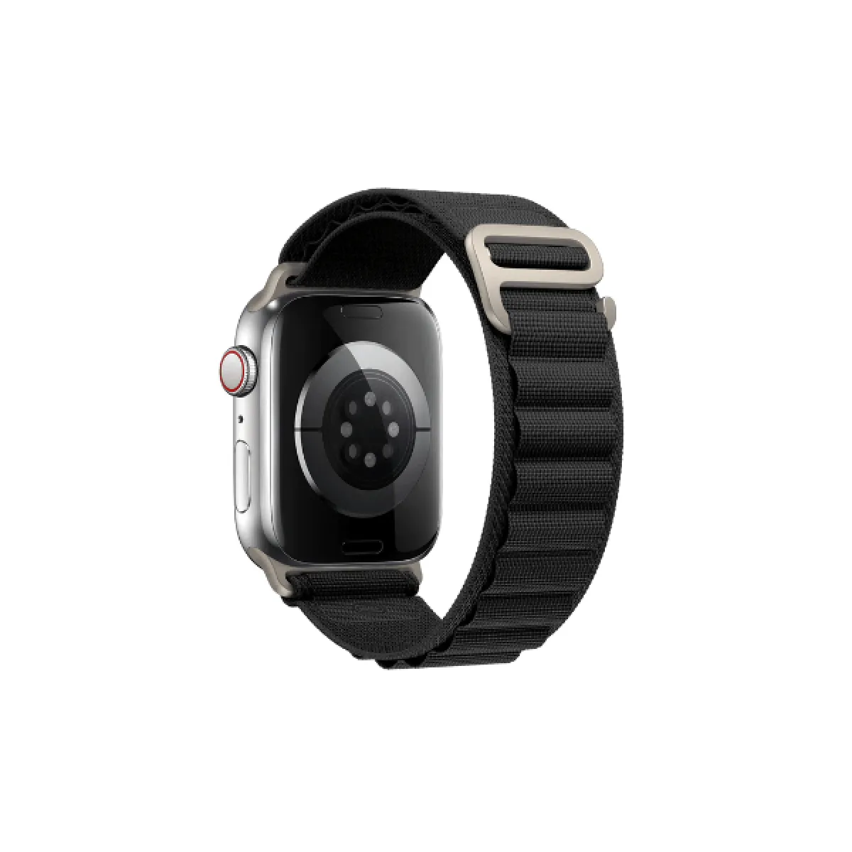 Bracelet NylonSense Alpine L (Poignet de 165mm a 210mm) pour Apple Watch SE - 44mm - Noir