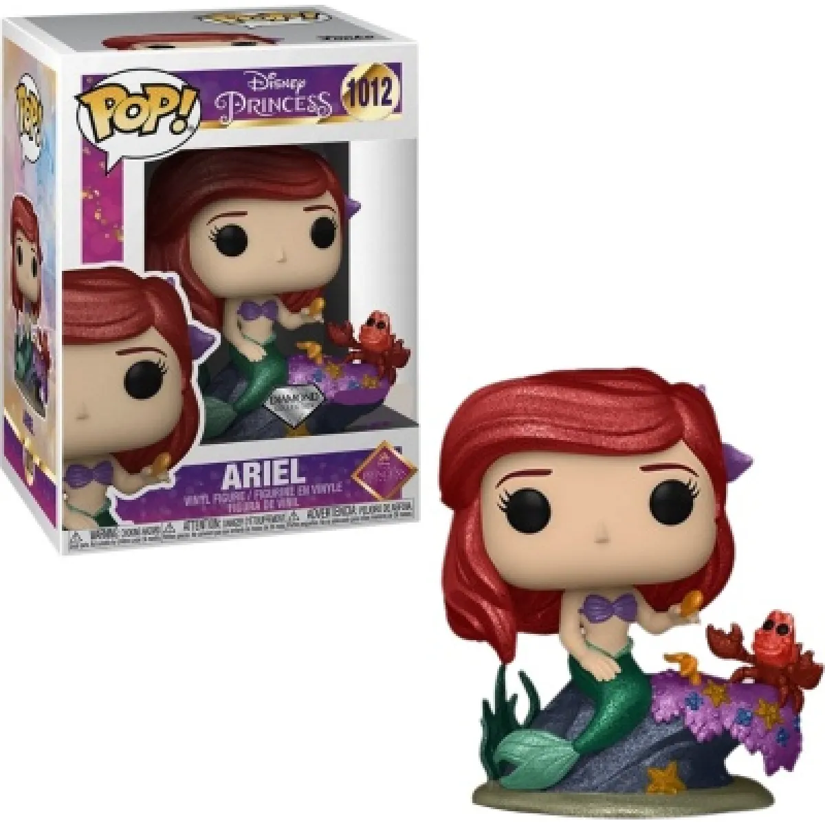 Funko POP Disney Ultimate Princess – Ariel Diamond Glitter Exclusif 1012