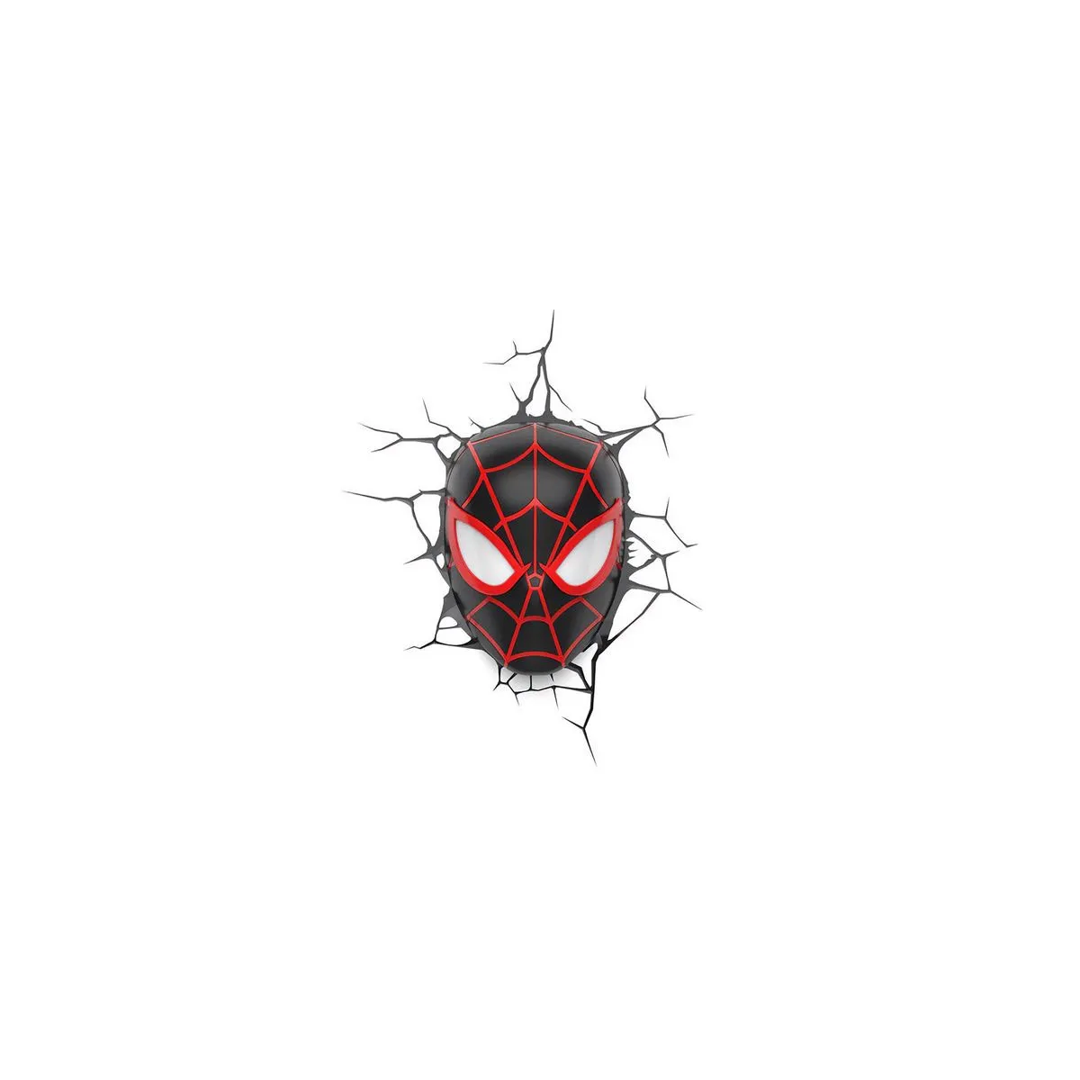 Marvel - Lampe 3D LED Spider-Man Miles Morales Face 3D