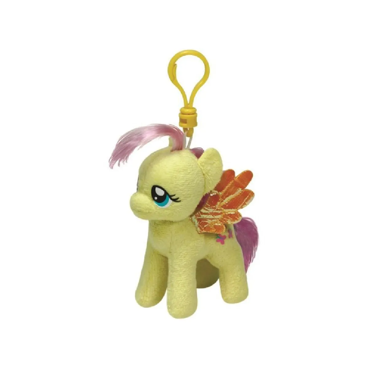 TY - MON PETIT PONEY Peluche Porte Clé Fluttershy - 11 cm