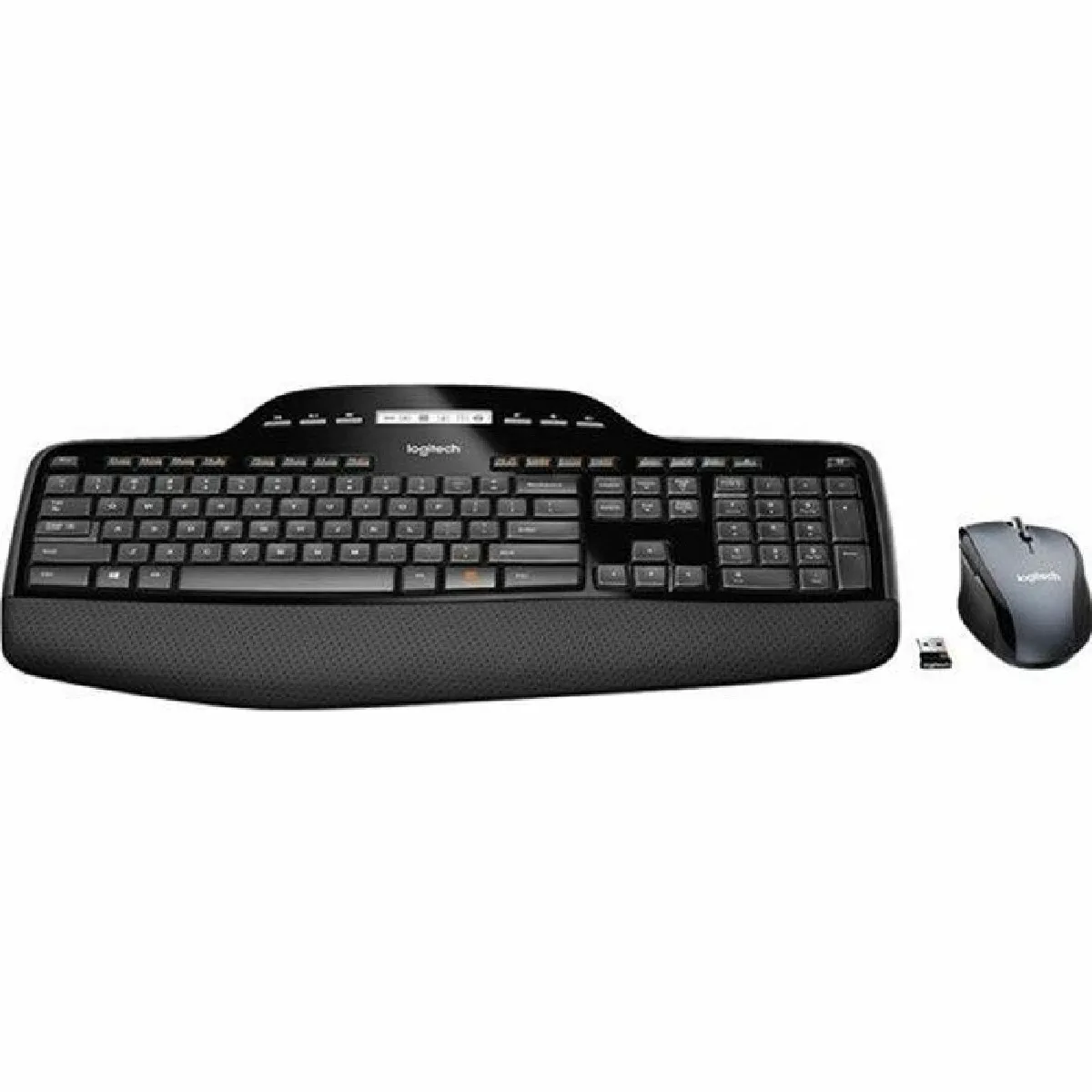 LOGITECH Clavier et souris Wireless Desktop MK710 - Clavier USB Sans fil RF - Souris Laser USB sans fil - RF