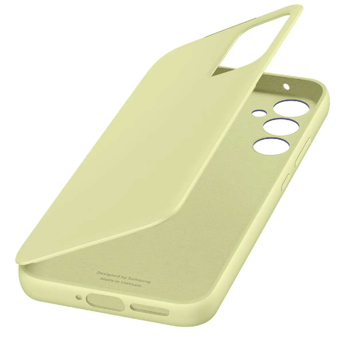 Étui pour Samsung Galaxy A34 5G à Fenêtre Smart View Wallet Case Orginal Vert