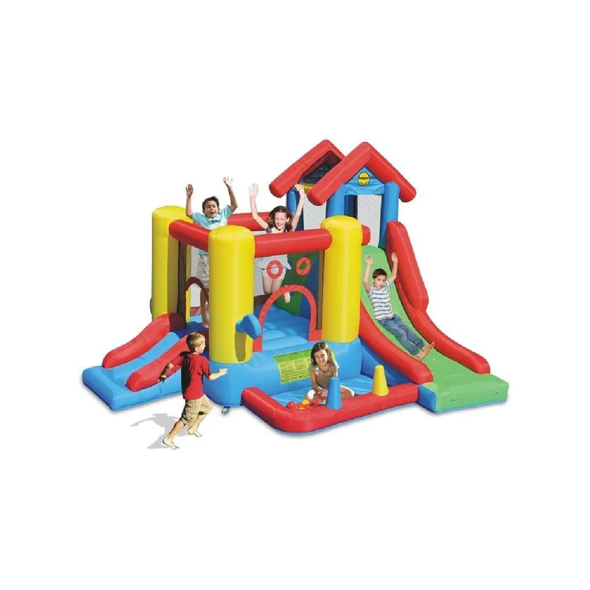 JURATOYS Chateau / Aire De Jeux Gonflable Play House 7 En 1