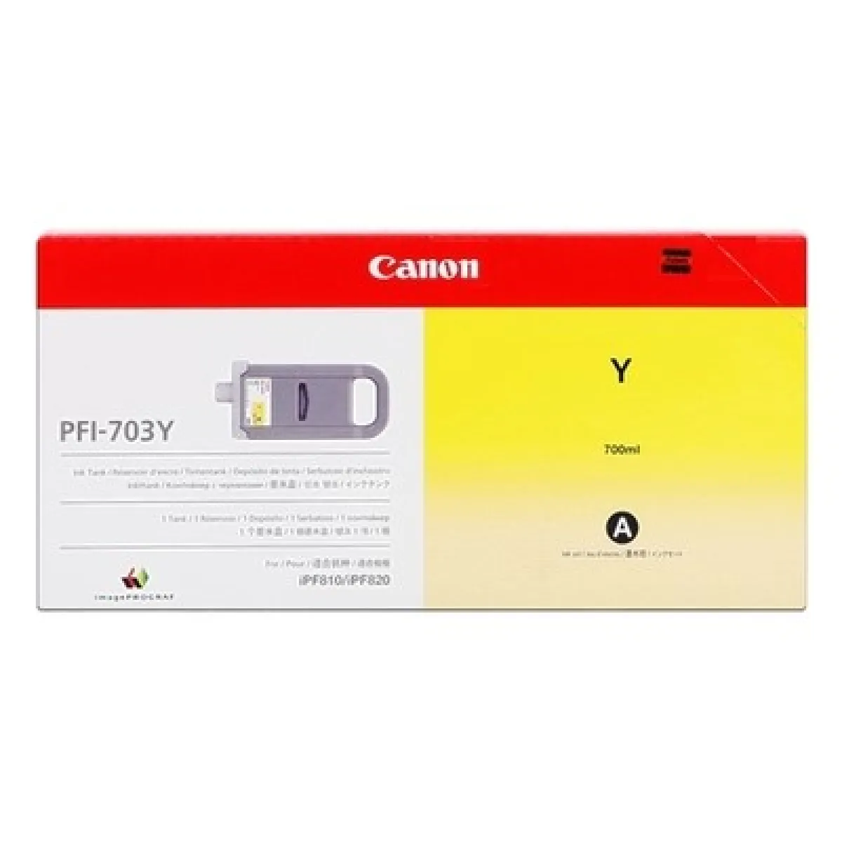 Canon PFI703 Cartouche Jaune 2966B001