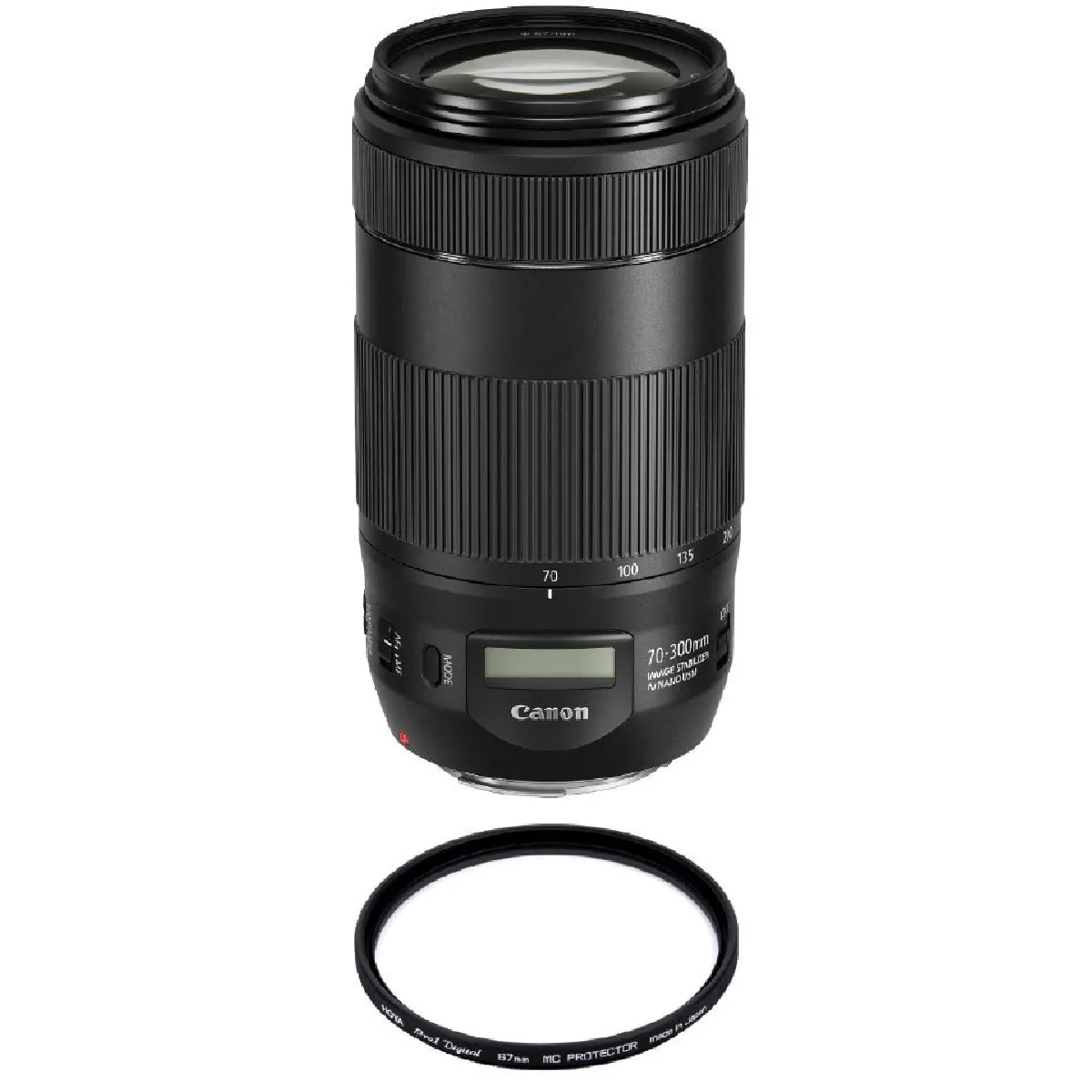 CANON EF 70-300mm F4-5.6 IS II USM + HOYA 67mm PRO 1D Protector