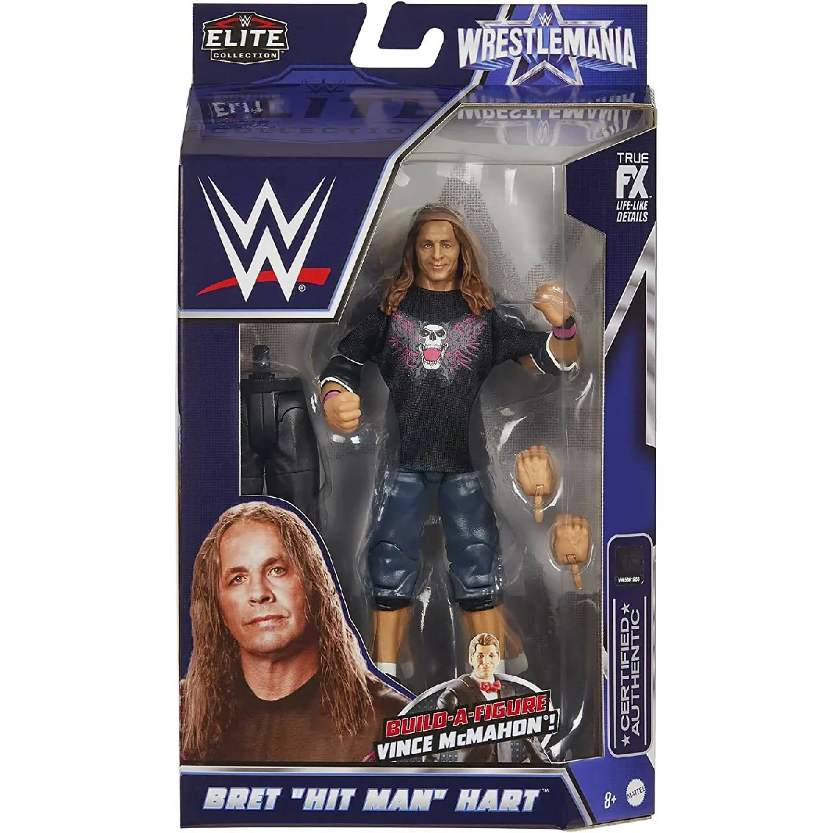 Figurine articulée de catch Bret "Hit Man" Hart