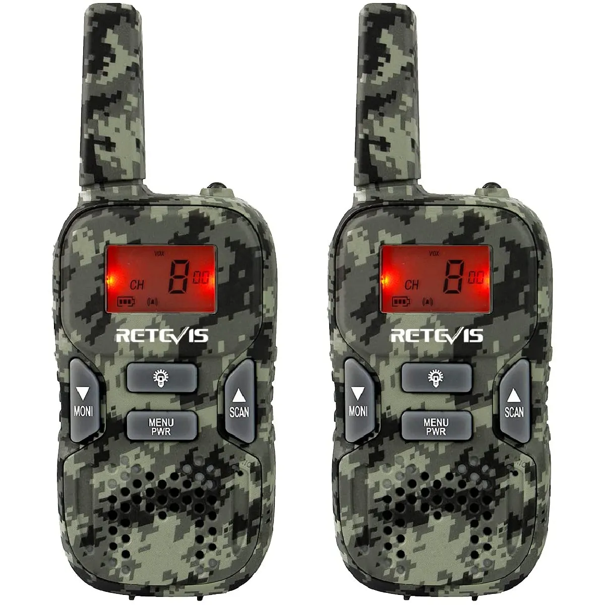 talkie walkie enfant 8 Canaux camouflage