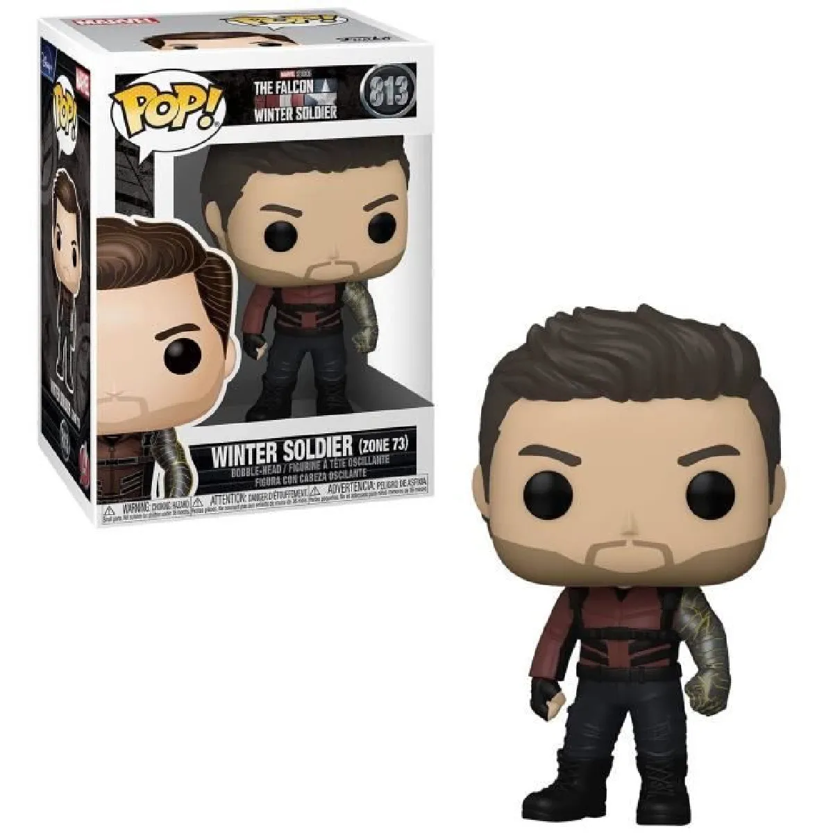 Figurine Funko Pop! Marvel : Falcon et le Soldat de l'hiver - Winter Soldier (Zone 73)