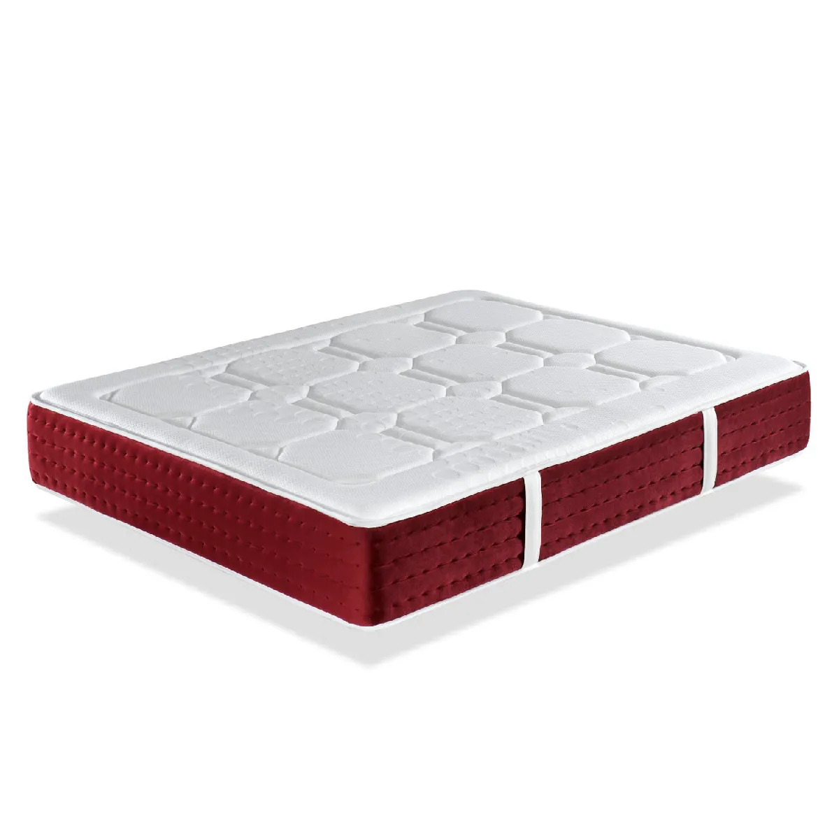 Matelas Ressorts ensaches 160X200 SPRING SUPREME, Epaisseur 31 CM, Mousse mousse, 7 zones de confort