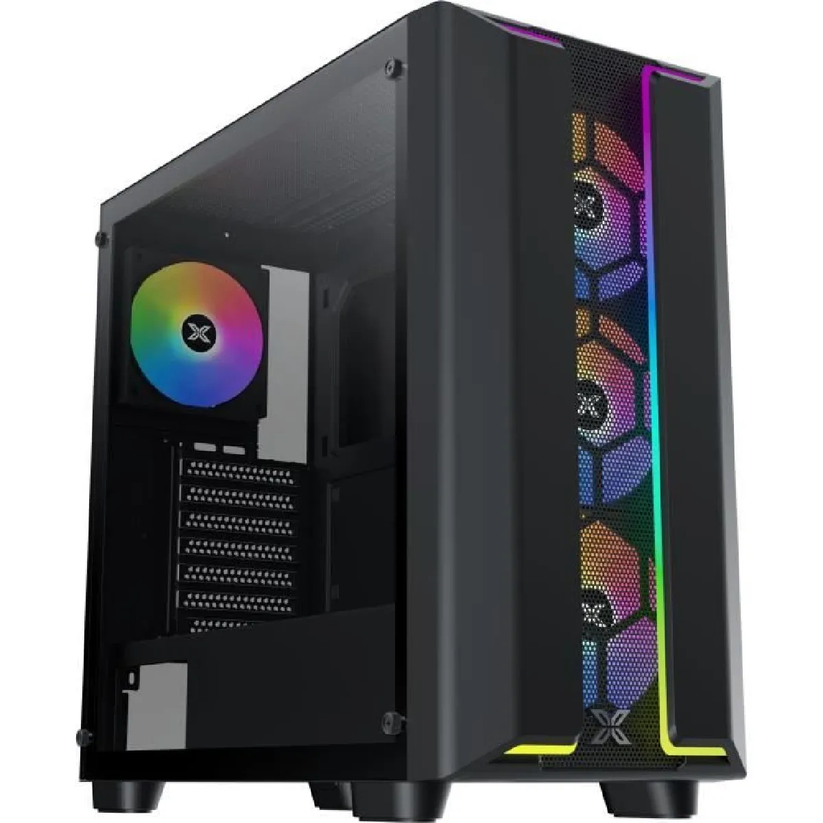 Boîtier PC - XIGMATEK - Gaming Y Pro (Noir) - Moyen tour - Format E-ATX - Sans alimentation