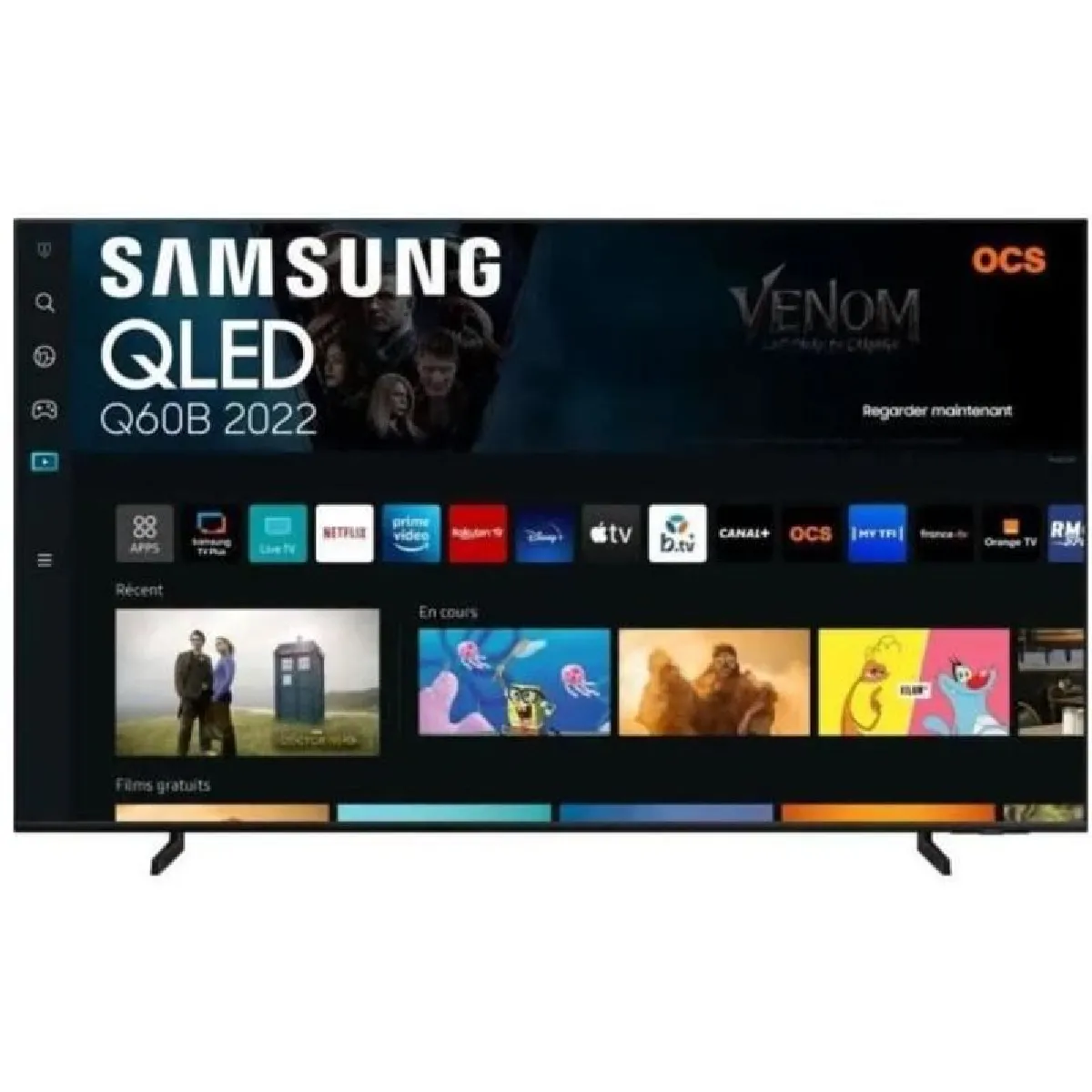 Téléviseur QLED 55'' 140 cm SAMSUNG 55Q60C