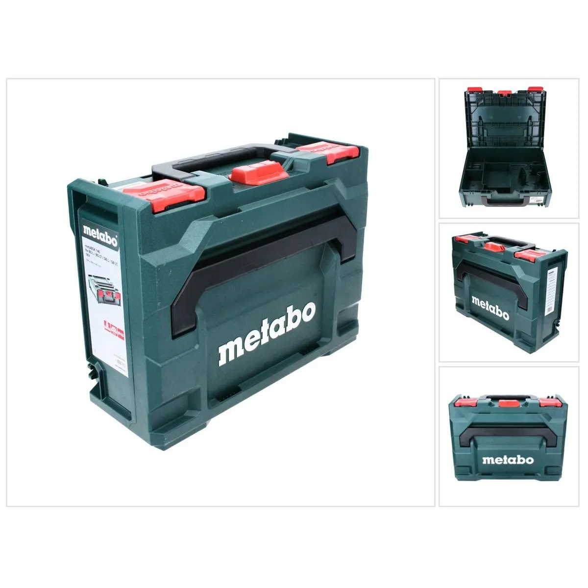 Metabo metaBOX 145 Coffret de transport, en plastique, empilable, pour BS L / BS LT / SB L / SB LT (626886000)