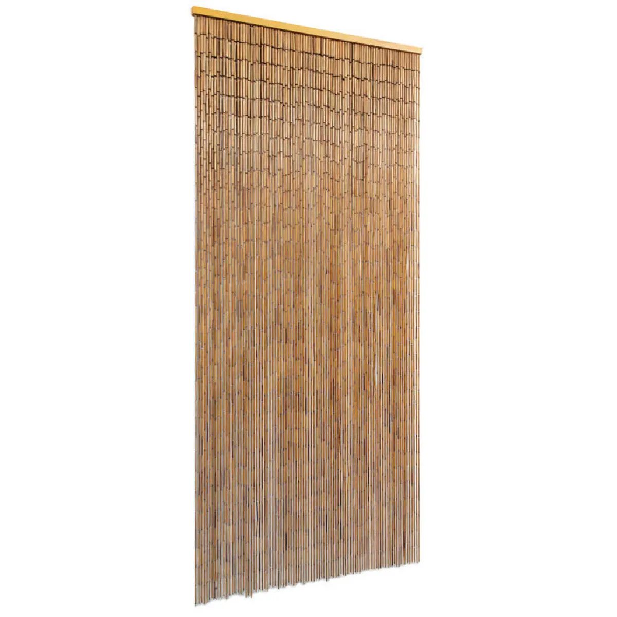 vidaXL Rideau de porte Bambou 90 x 200 cm