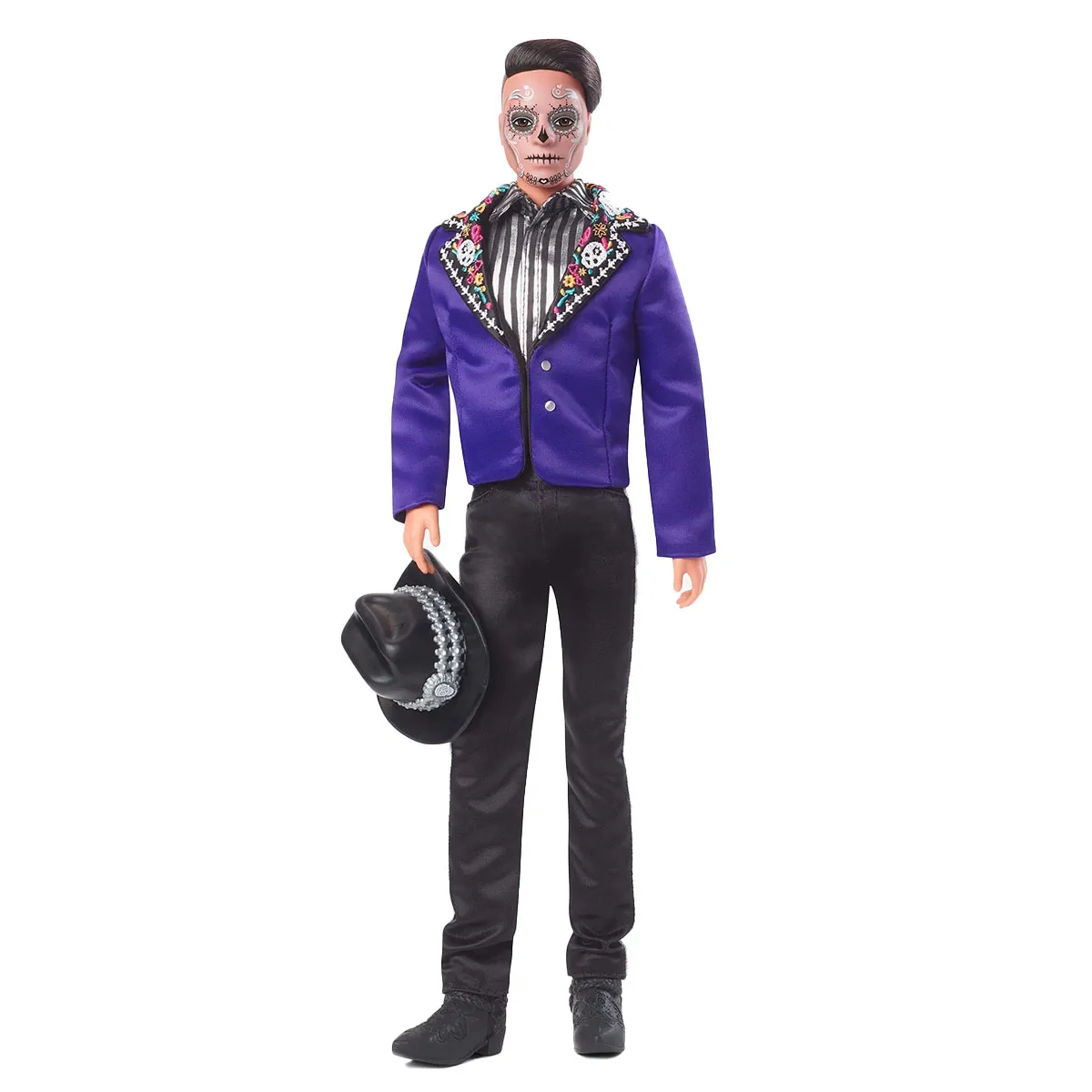 mattel-barbie-signature-poupee-ken-modele-dia-de-muertos-2023-theme-halloween-noir-0194735097371