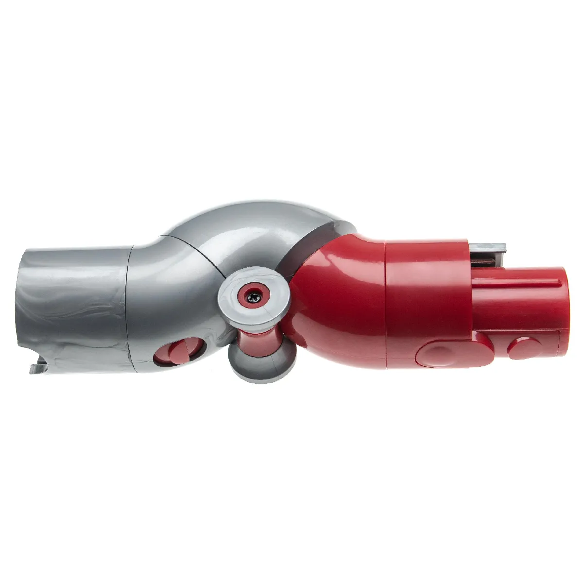 vhbw Adaptateur compatible avec Dyson V8 Animal +, Carbon Fibre, Fluffy +, Motorhead, Origin, Parquet aspirateur - gris / rouge