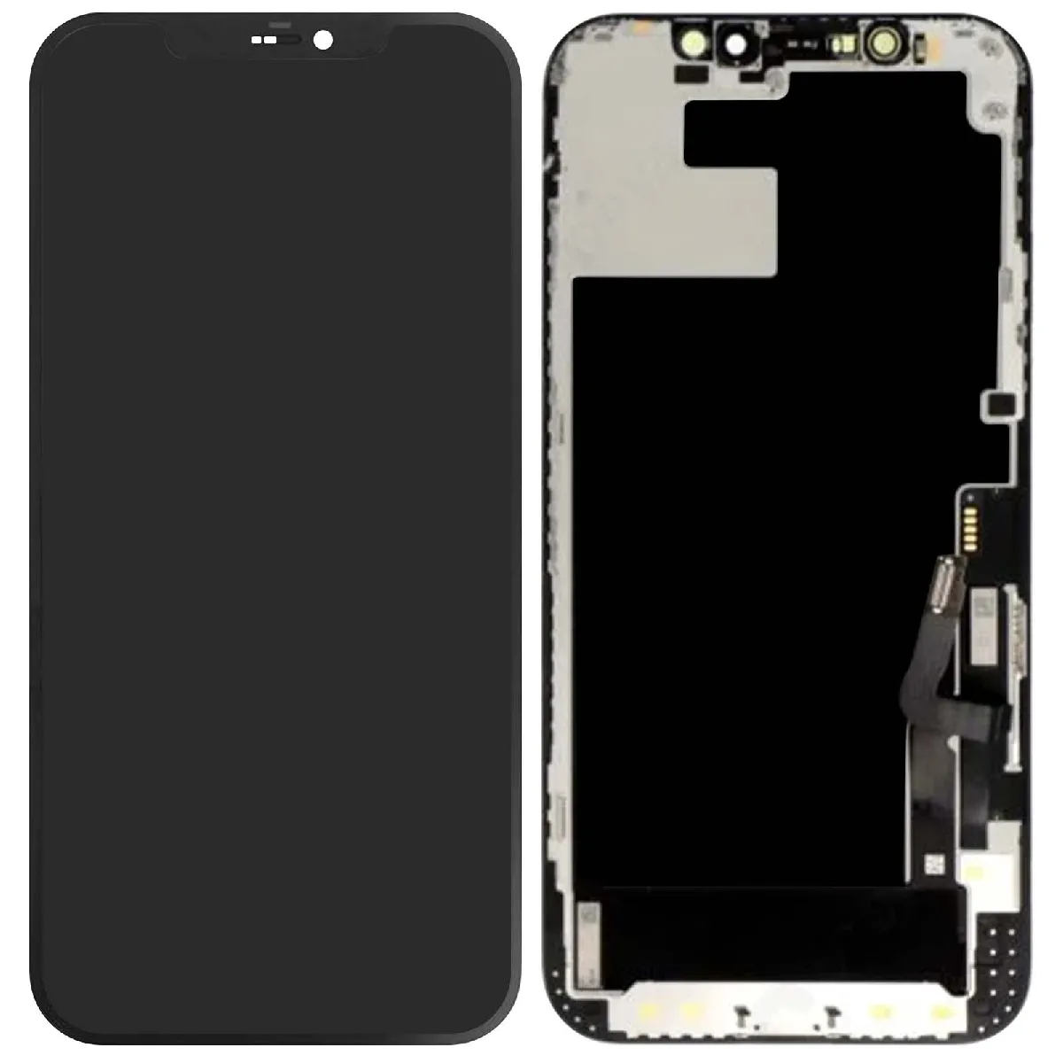 Bloc Complet iPhone 12 et 12 Pro Écran LCD Vitre Tactile Compatible Noir