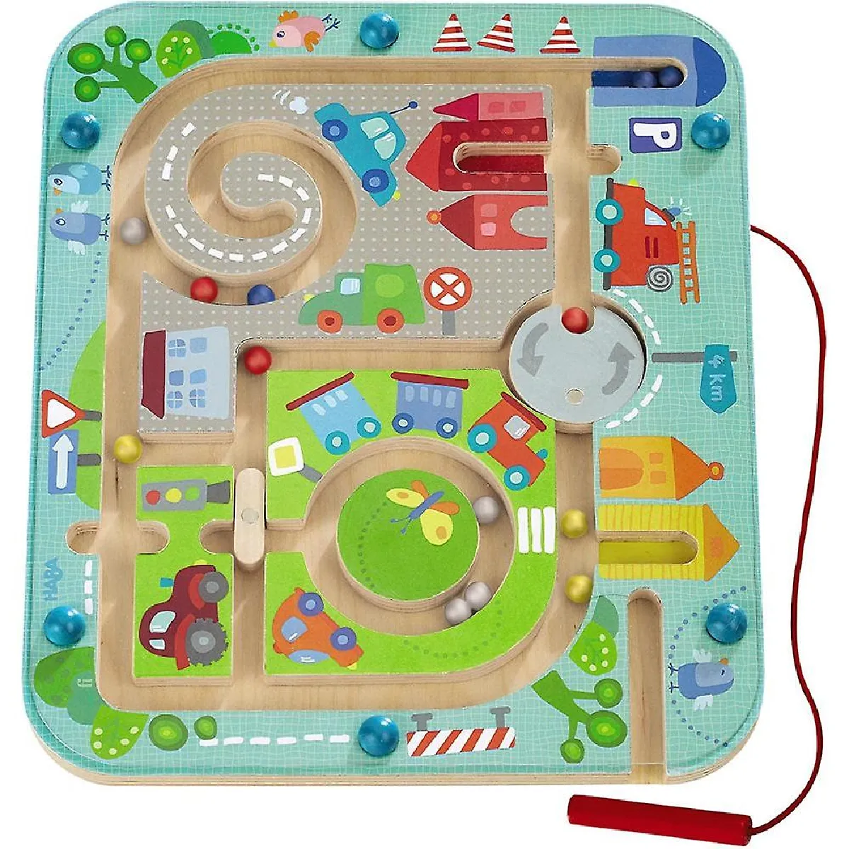 Labyrinthe Magnétique Jeu de Puzzle - Jouets pédagogiques d'apprentissage