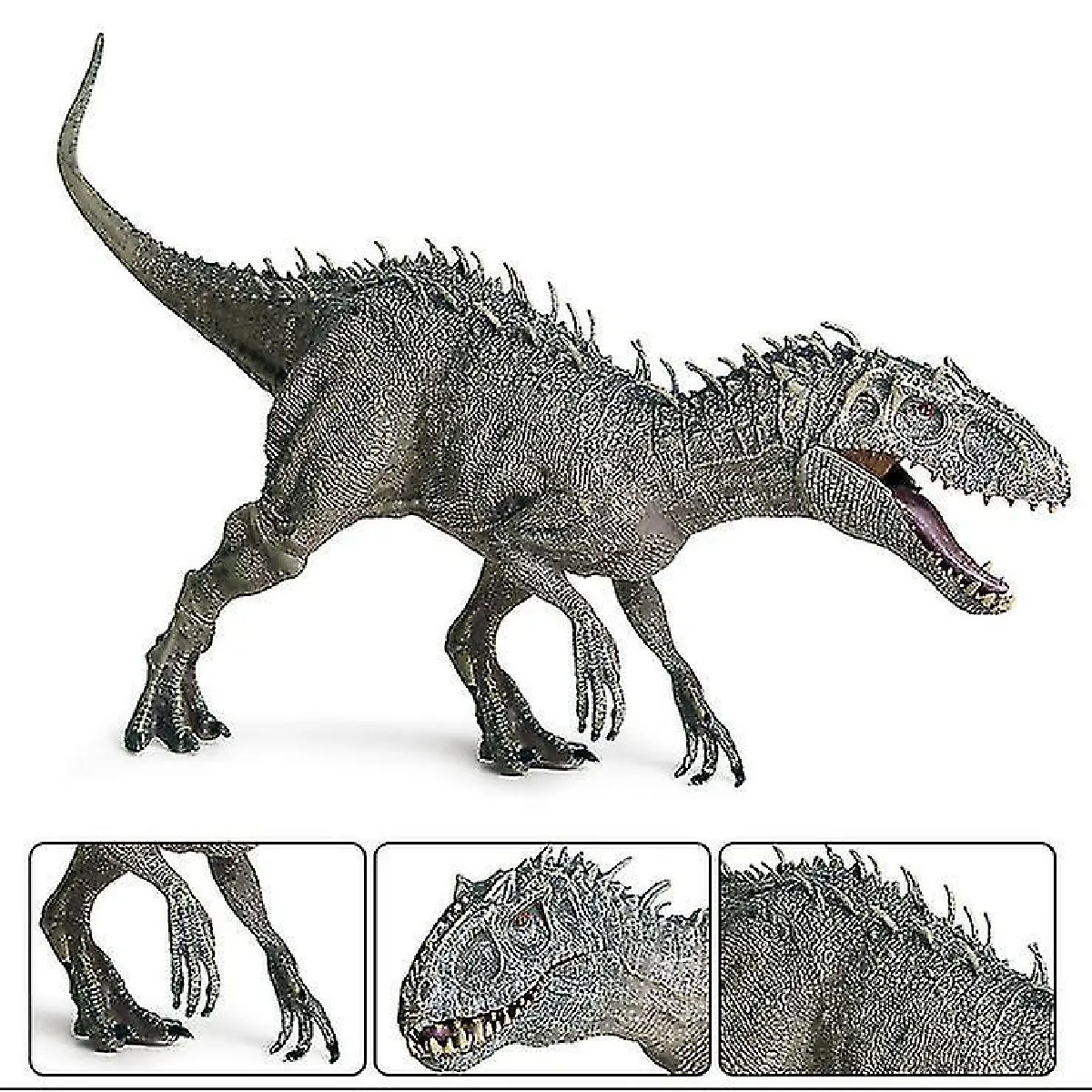 Figures d'action en plastique Jurassic Indominus Rex, modèle de dinosaure à bouche ouverte